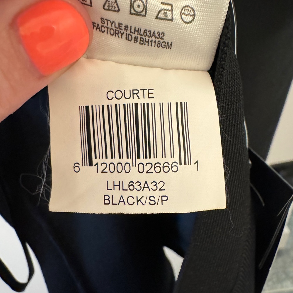 NWT BCBG Maxazria Courte Cutout Dress, Black, SMALL - Picture 4 of 11